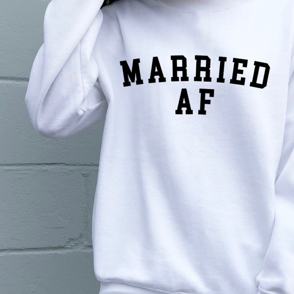 Personalized sweater for those who love marriage. you can add names dates etc